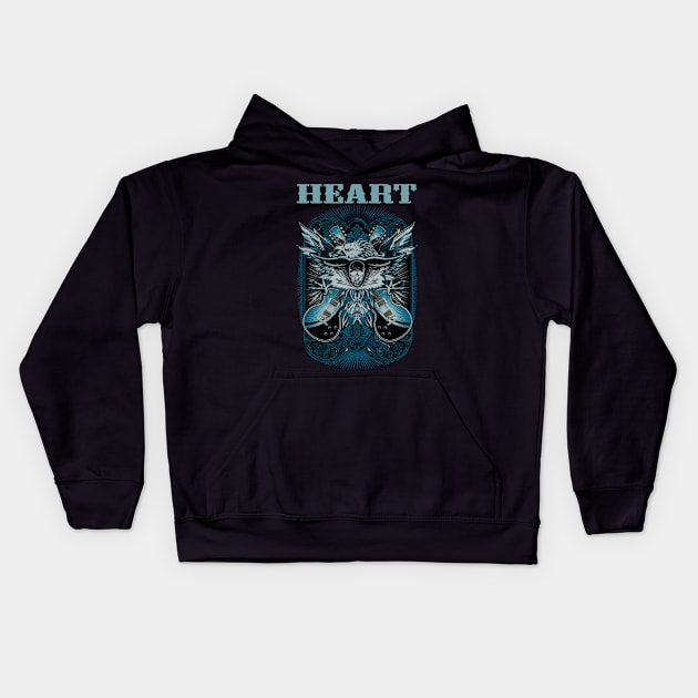 HEART BAND Kids Hoodie by batubara.studio